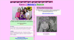 Desktop Screenshot of karenandmelody.com